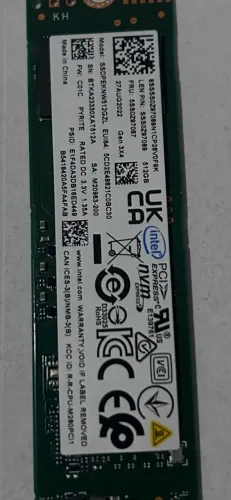 SSD nvme 512gb