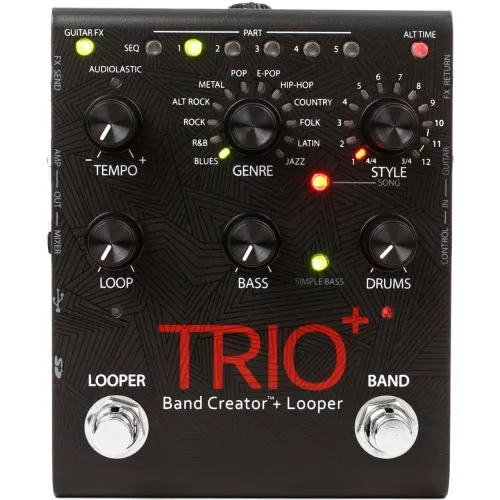 Pedal Digitech Trio Plus Band Creator + Looper 