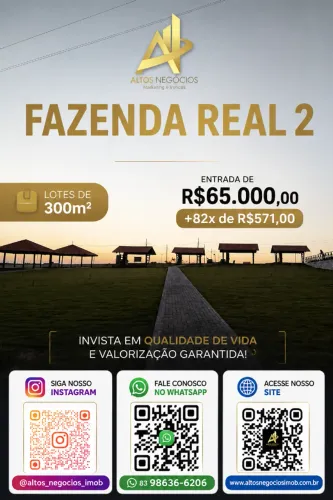 Lotes Fazenda Real 2 - Entrada Facilitada