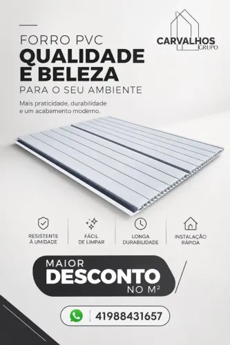 FORRO PVC ALTA QUALIDADE