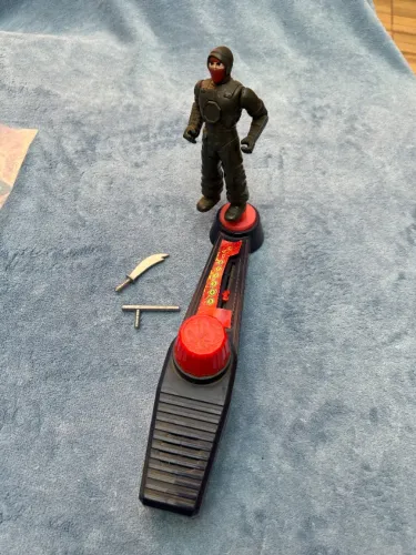 Boneco Karate Fighters Estrela 1994 Shadow Com Armas Originais Shadow Ninja Preto