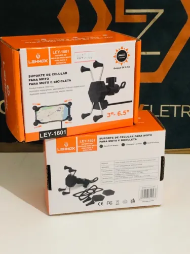 Suporte de Celular para Moto - Suporte Aranha - Com USB