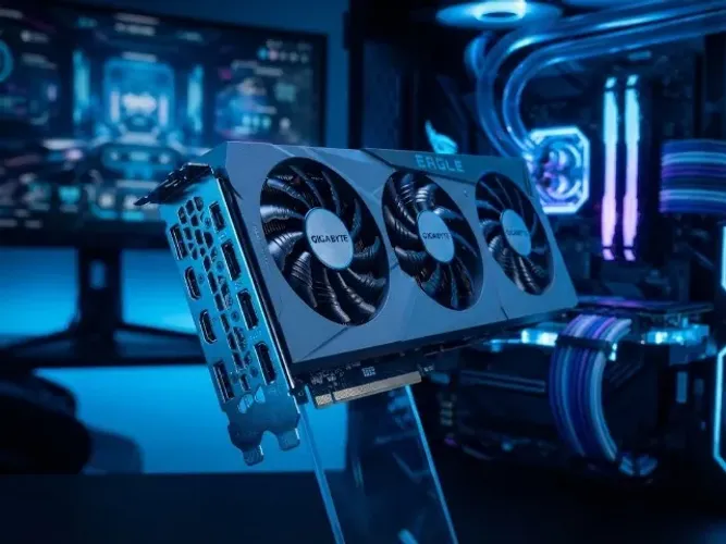 Placa de Vídeo Gigabyte Radeon RX 6600 Eagle 8GB GDDR6