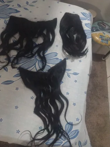 Eletro e beleza 3 tela cabelo humano 50 cm é uma TV Toshiba 32 não é smart