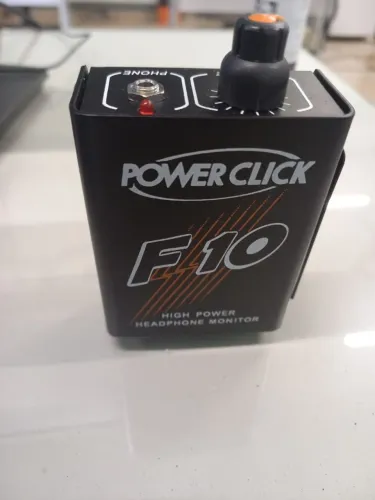 Power Click F10 - Amplificador de Fone de ouvido / Retorno de Palco