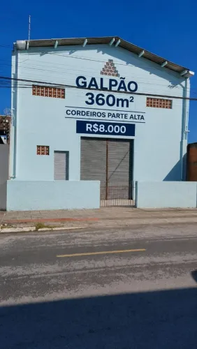 Galpão 360m² Cordeiros Parte Alta