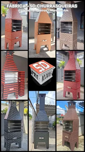 Churrasqueiras pré moldadas. Práticas e funcionais.