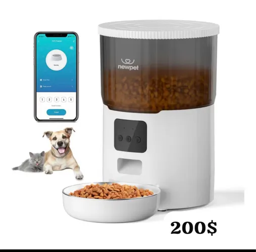 Comedouro de cachorro e gatos automático