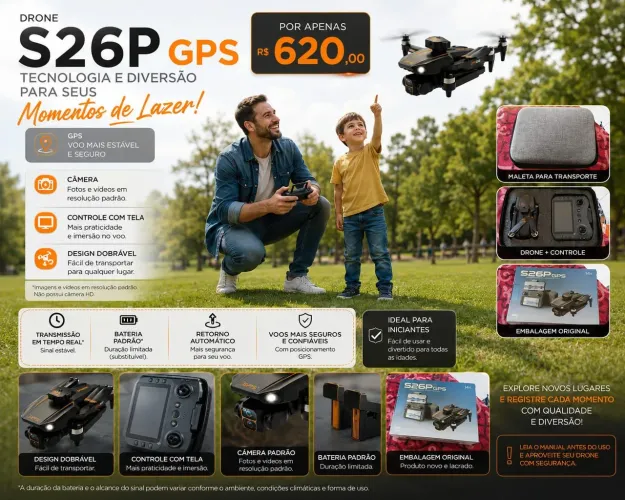 Drone S26P GPS