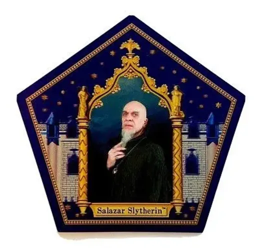 CARD OFICIAL SAPO DE CHOCOLATE HARRY POTTER SALAZAR SONSERINA HOLOGRÁFICO