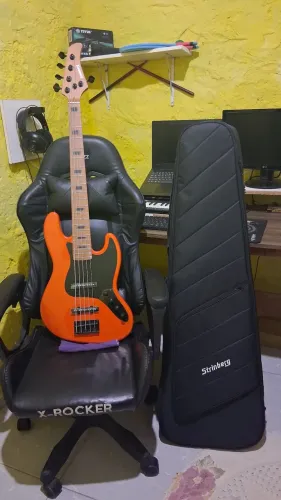 Contra baixo strinberg jbs155ad orange