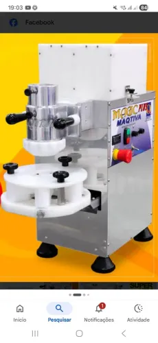 Maquina d fazer salgados