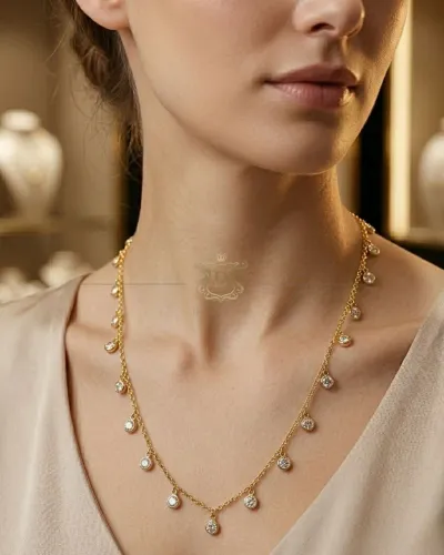 Colar Sunshine em Ouro 18K 750