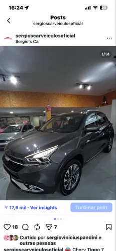Chery Tiggo 7 TXS 1.5 16V Turbo Flex Aut. 2022