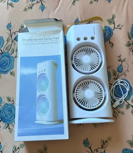 Ventilador portátil com nebulização de água 
