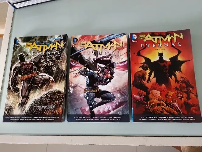 Batman Eternal Volumes 1 2 3 Importados Capa Cartão TPB