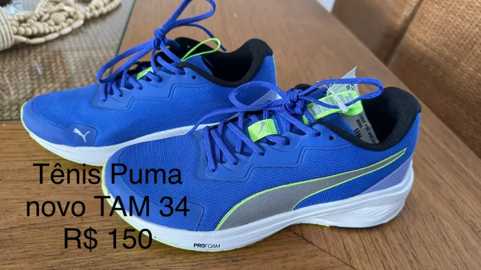 Tênis Puma novo TAM 34