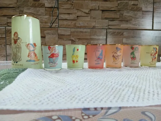 RARIDADE Disney Antiga - Branca de Neve e 7 Anões - Anos 30
