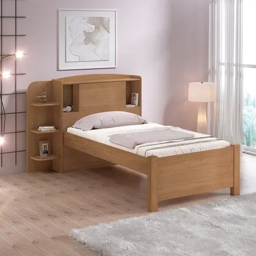 cama solteiro baú