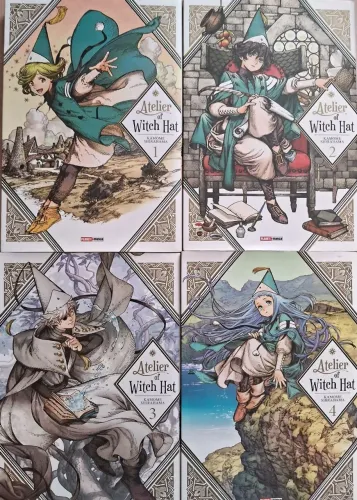 Atelier of Witch Hat mangá volumes 1 ao 4 Witch Hat Atelier desapego mangás