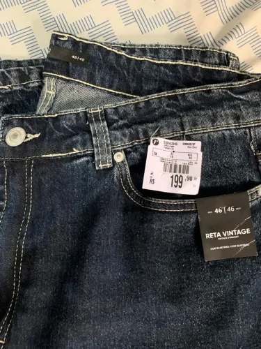 Calça baggy/reta nova