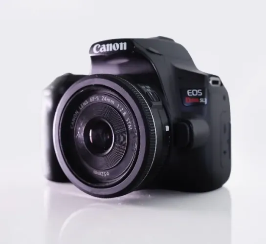 Câmera Canon SL3 (4k 60fps) + Lente 24mm f2.8