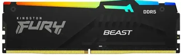 DDR5 Memória Gamer Kingston Fury Beast Rgb Ddr5 16gb 5600mhz