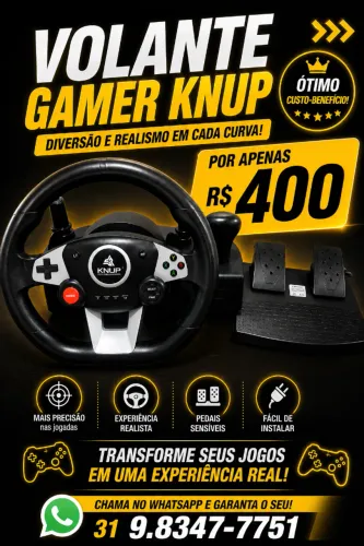 Vendo volante game kanup, aceito ofertas, mais fotos no pv