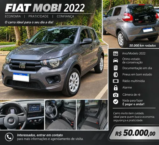 Fiat Mobi Like 1.0 Fire Flex 5P. 2022