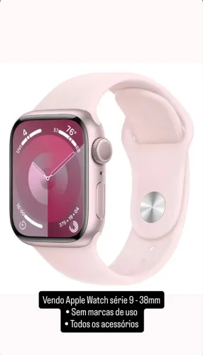 Relógio Apple Watch série 9 - 38mm