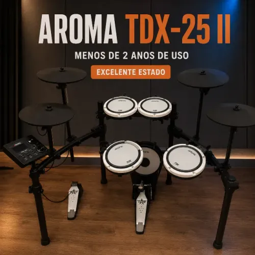 Bateria Eletrônica Aroma Tdx-25 ii