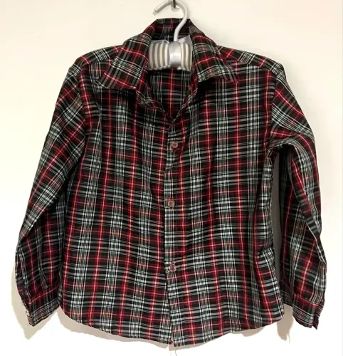 Camisa xadrez infantil Masquerade PP