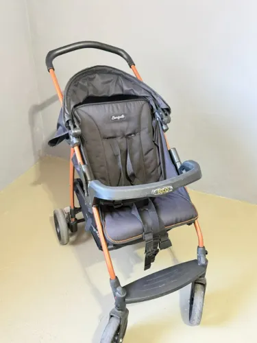 Carrinho De Bebê Ecco Até 15 Kg Preto Burigotto