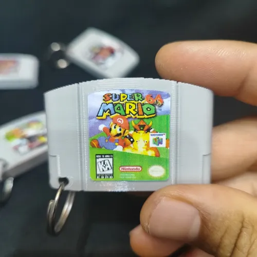 Chaveiro Mini Cartucho N64