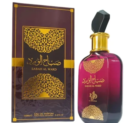 Perfume Arabe Sabah Al Ward EDP 100ml Feminino - Vinho