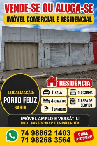 Ponto comercial e residencial a venda