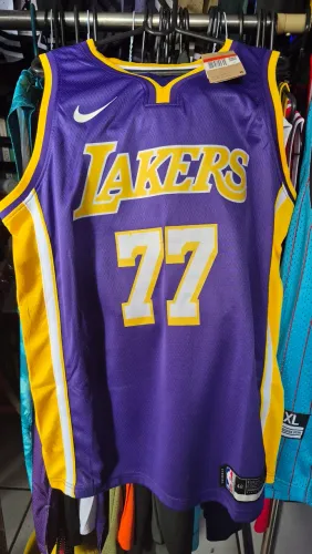 Camisa de basquete Lakers roxa