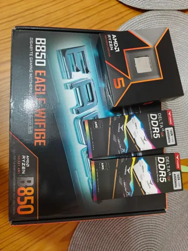 kit AMD am5 9600x b850 eagle wi-fi 32gb ddr5 6000mhz 