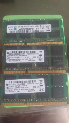 Memórias Notebooks 8GB