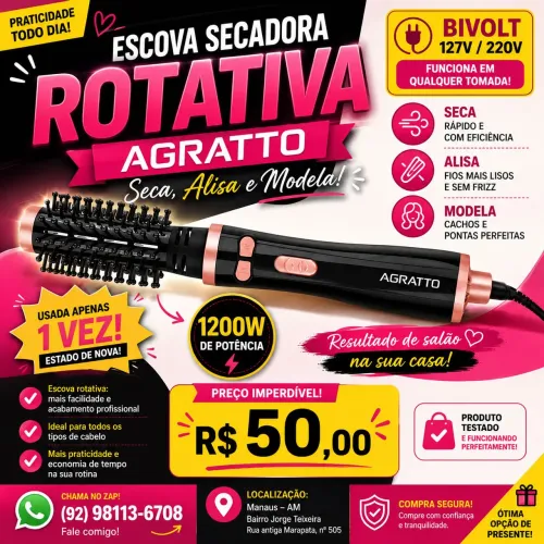 Escova secadora
