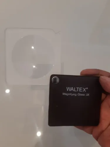 lupa de bolso com capa protetora Waltex