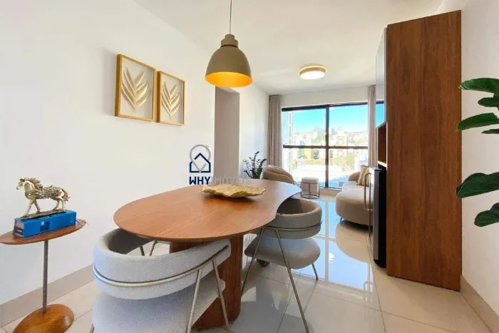 Apartamento mobiliado com 02 quartos para locação no São Pedro