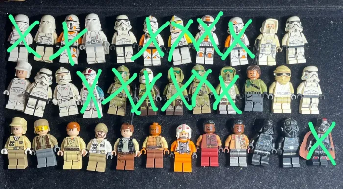Minifiguras Lego StarWars - LEIA A DESCRIÇÃO 