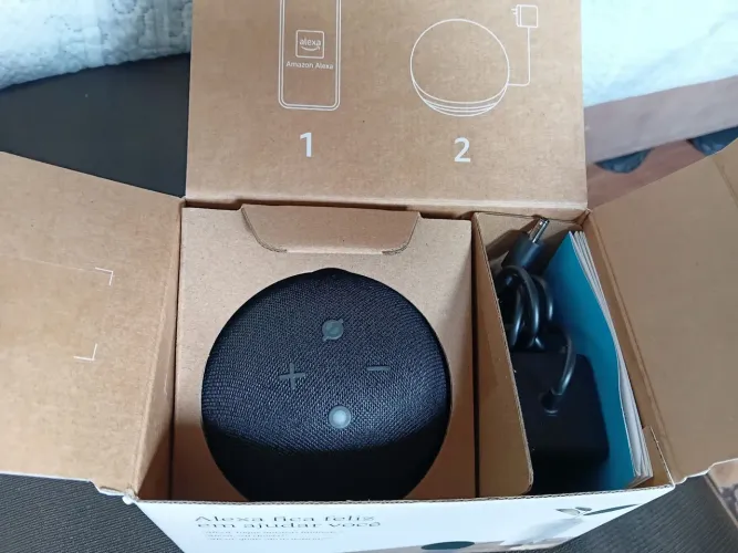 Caixa de som Alexa 5' geração ORIGINAL NOVA NA CAIXA!
