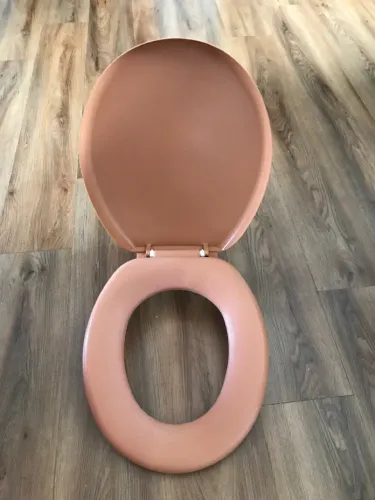 Assento Sanitário Acolchoado Caramelo Novo