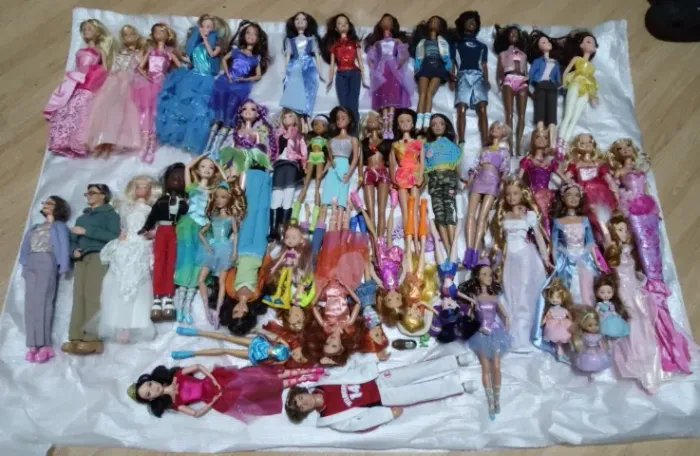 Coleção Original com mais de 40 barbies + 11 bratz + 04 moranguinhos + 07 winks