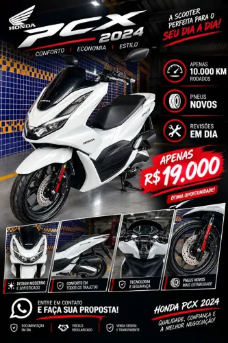 Vendo PCX 160 - QUILOMETRAGEM BAIXA