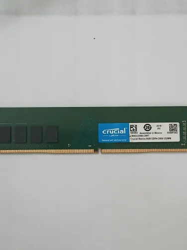 8gb ddr4-2666 crucisl (usada excelente) r$340