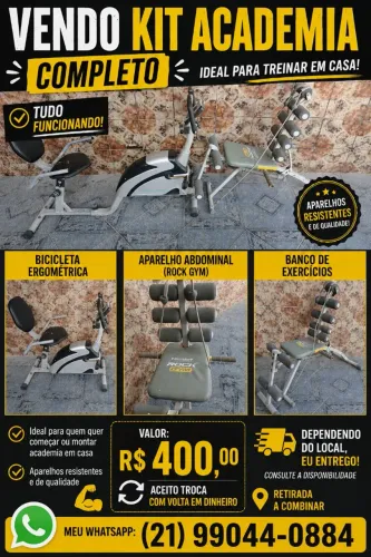 VENDO KIT ACADEMIA COMPLETO
