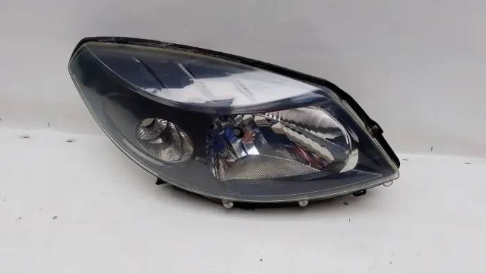 Farol Renault Sandero 1° Geração 2008 A 2011 Mascara Cinza Direito/passageiro